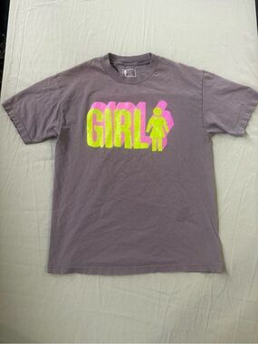 Vintage 2000's Girl Skateboard Shirt Gray L